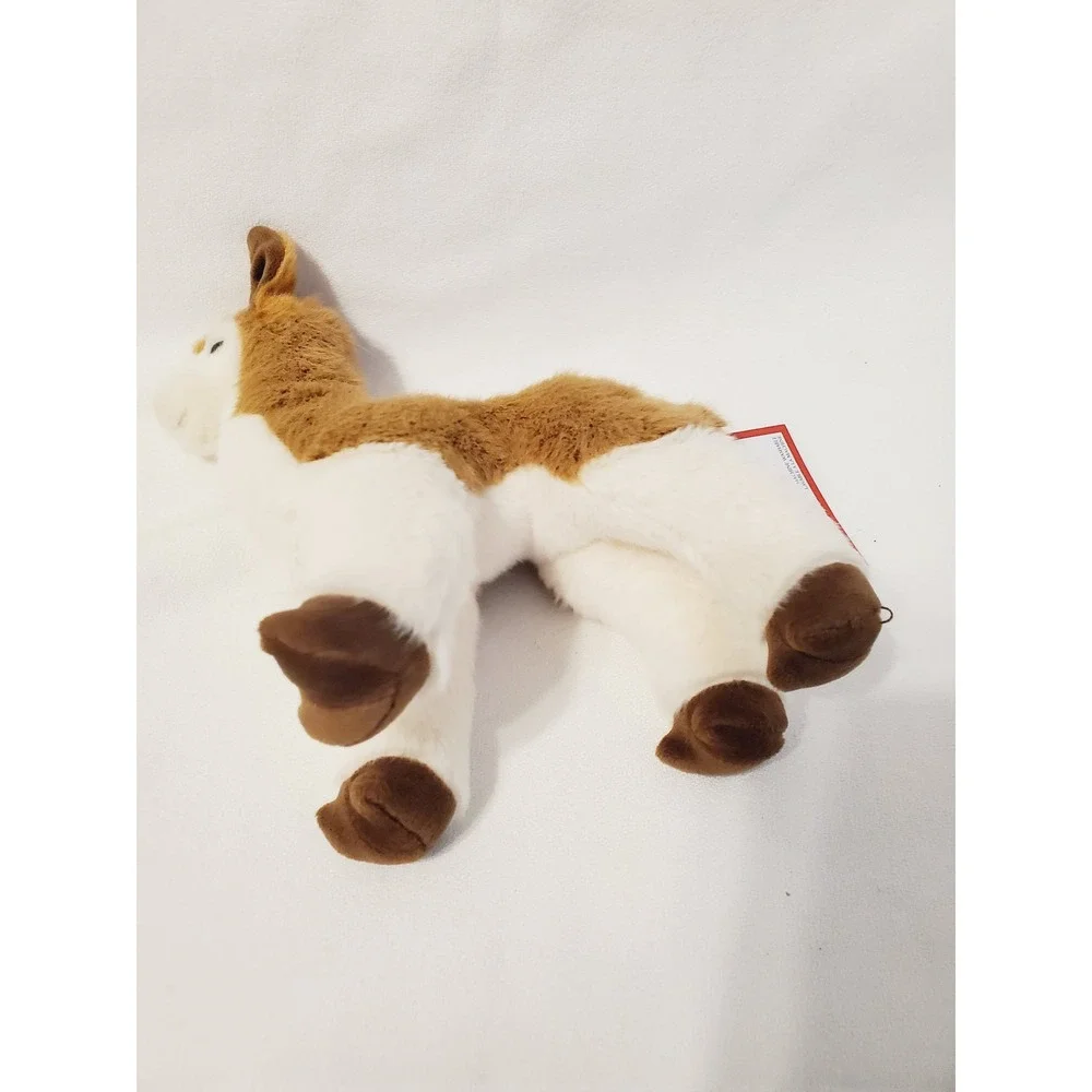 Douglas Cuddle Toy Llama Stuffed Animal Plush Brown White 1514 LEN 8 Inch